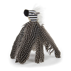 Petlinks HappyNip Zippy Zebra: detalle catnip que atrae a gatos curiosos