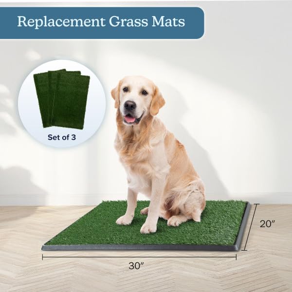 PETMAKER almohadilla de césped artificial lavable, ahorro frente a desechables
