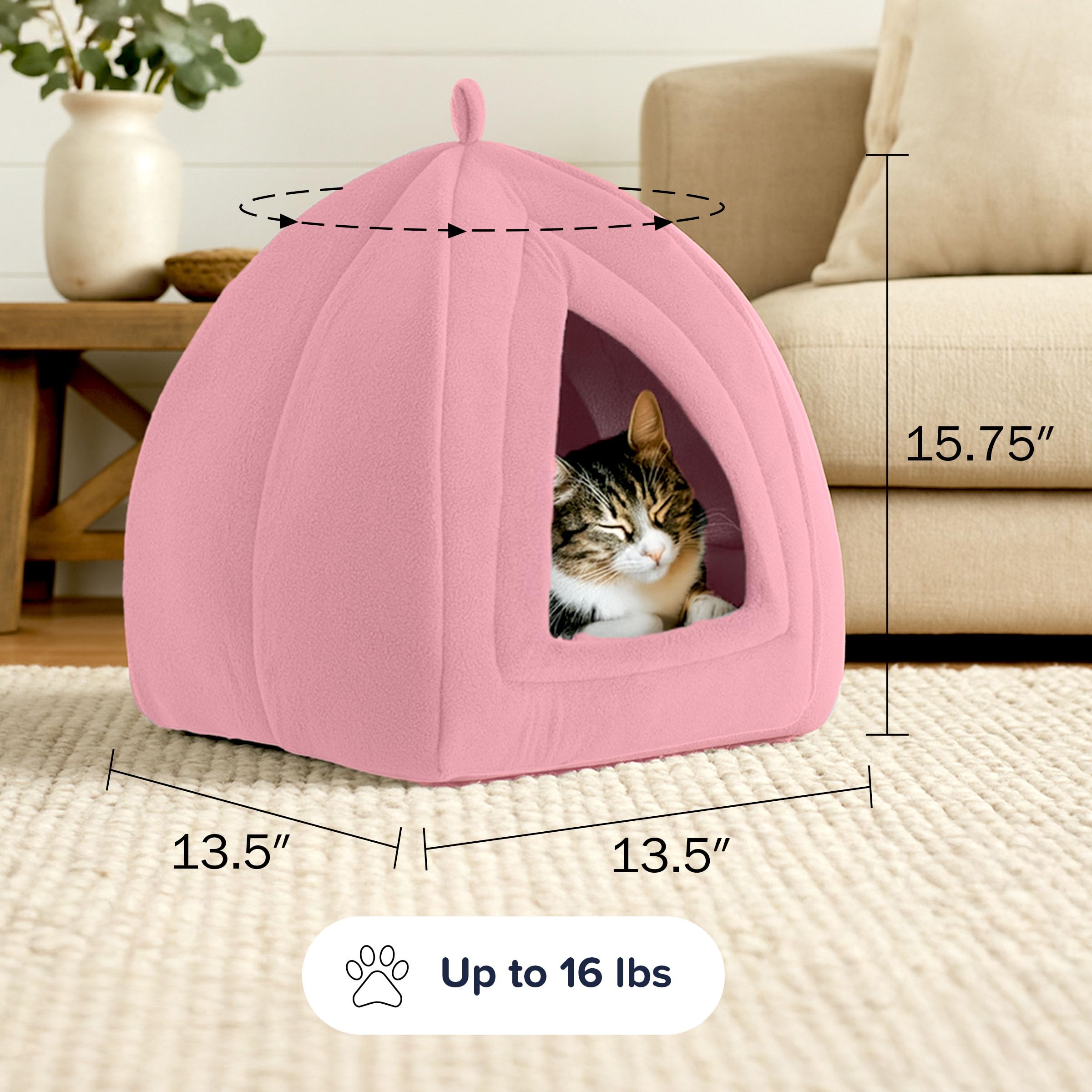 PETMAKER cama-para-conejos, refugio cómodo para mascotas pequeñas.