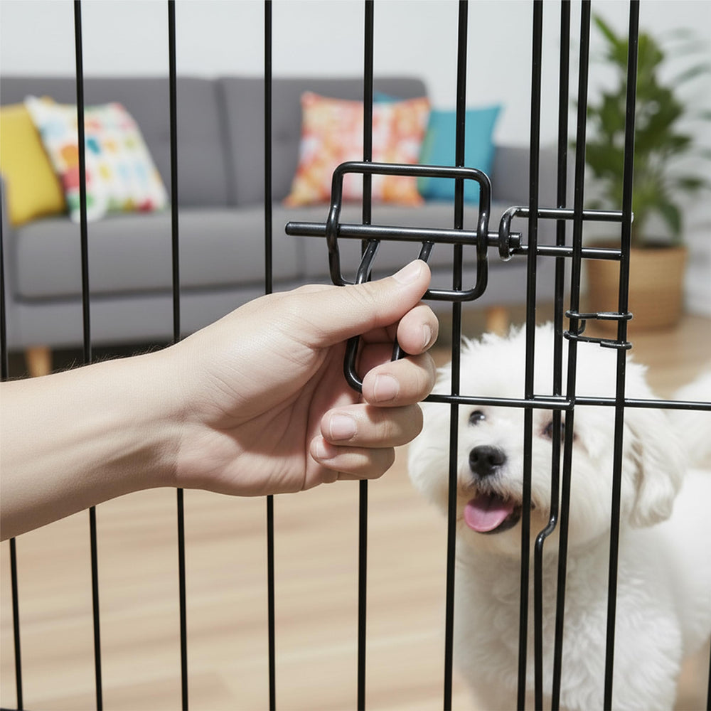 PETMAKER Puppy Playpen capacidad para mascotas hasta 25 libras