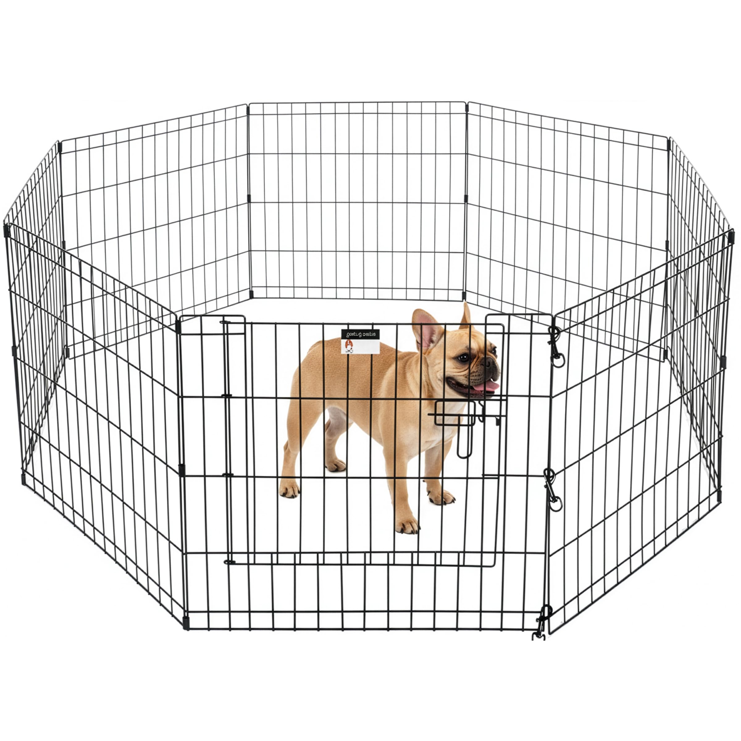 PETMAKER Puppy Playpen con paneles de 24 pulgadas para delimitar un área de juego segura