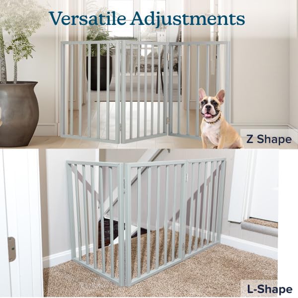 PETMAKER dimensiones adecuadas para aberturas 33-46 pulgadas.