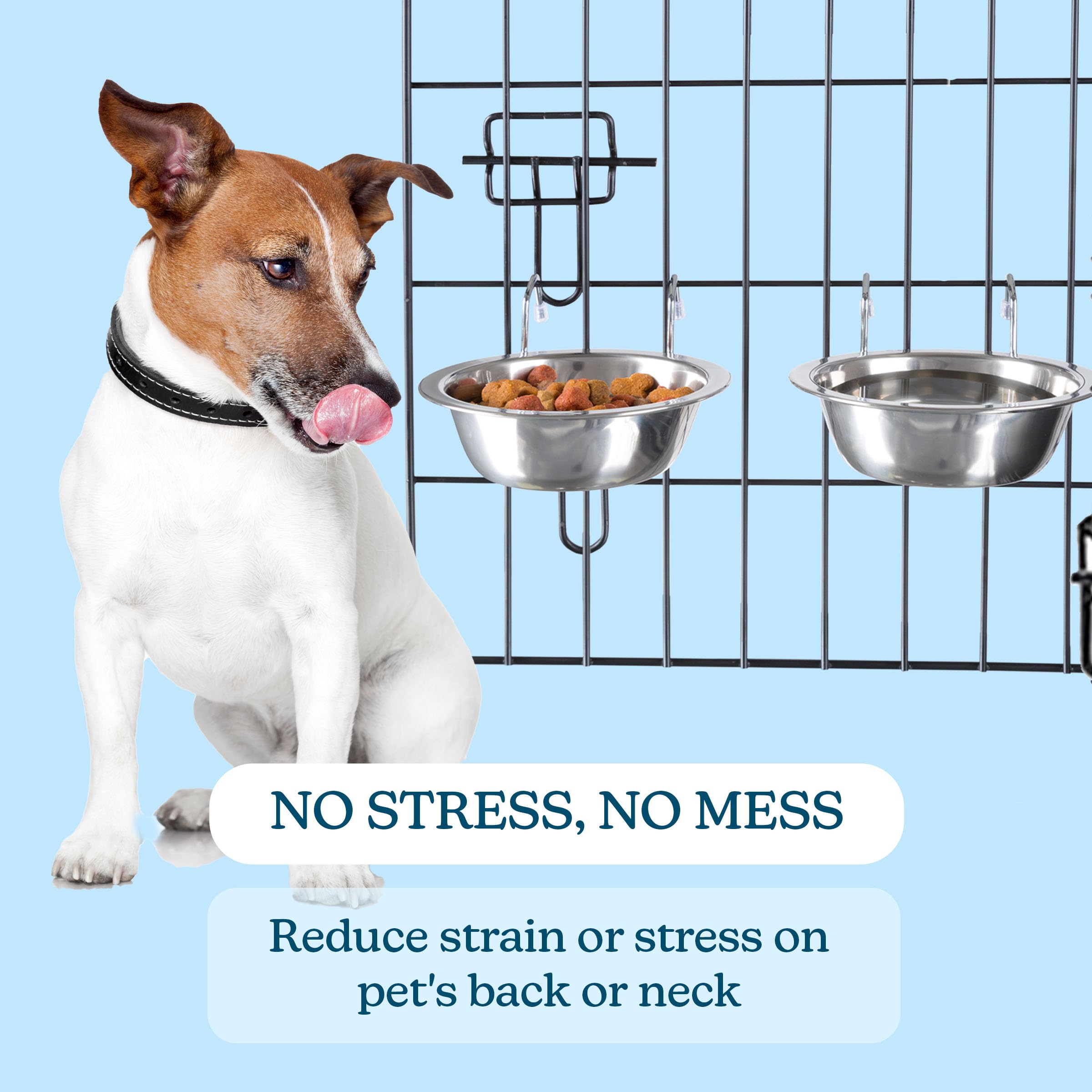 PETMAKER diseño resistente en acero inoxidable para uso diario sin desgaste