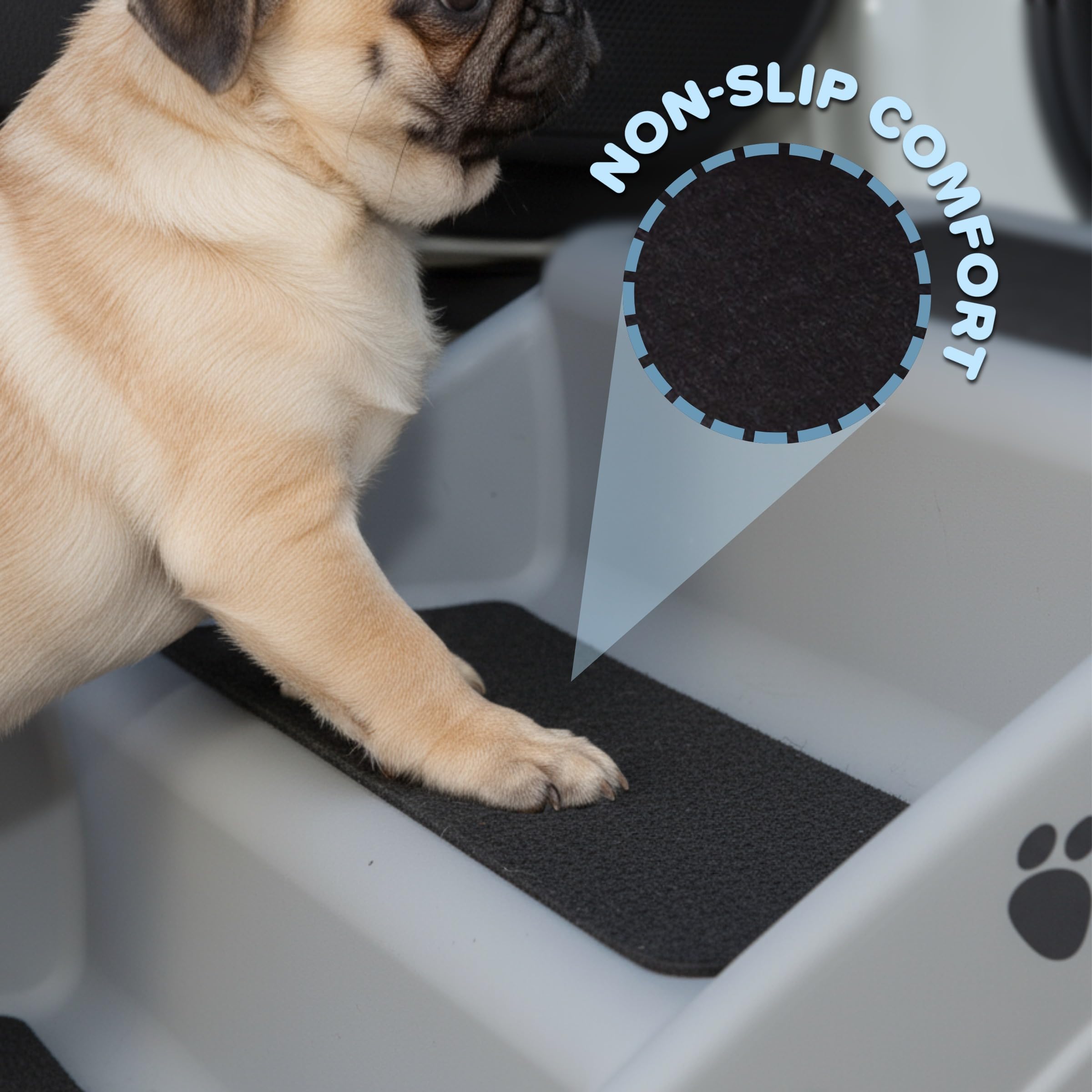 PETMAKER escalera para perros dimensiones abiertas adecuadas para camas