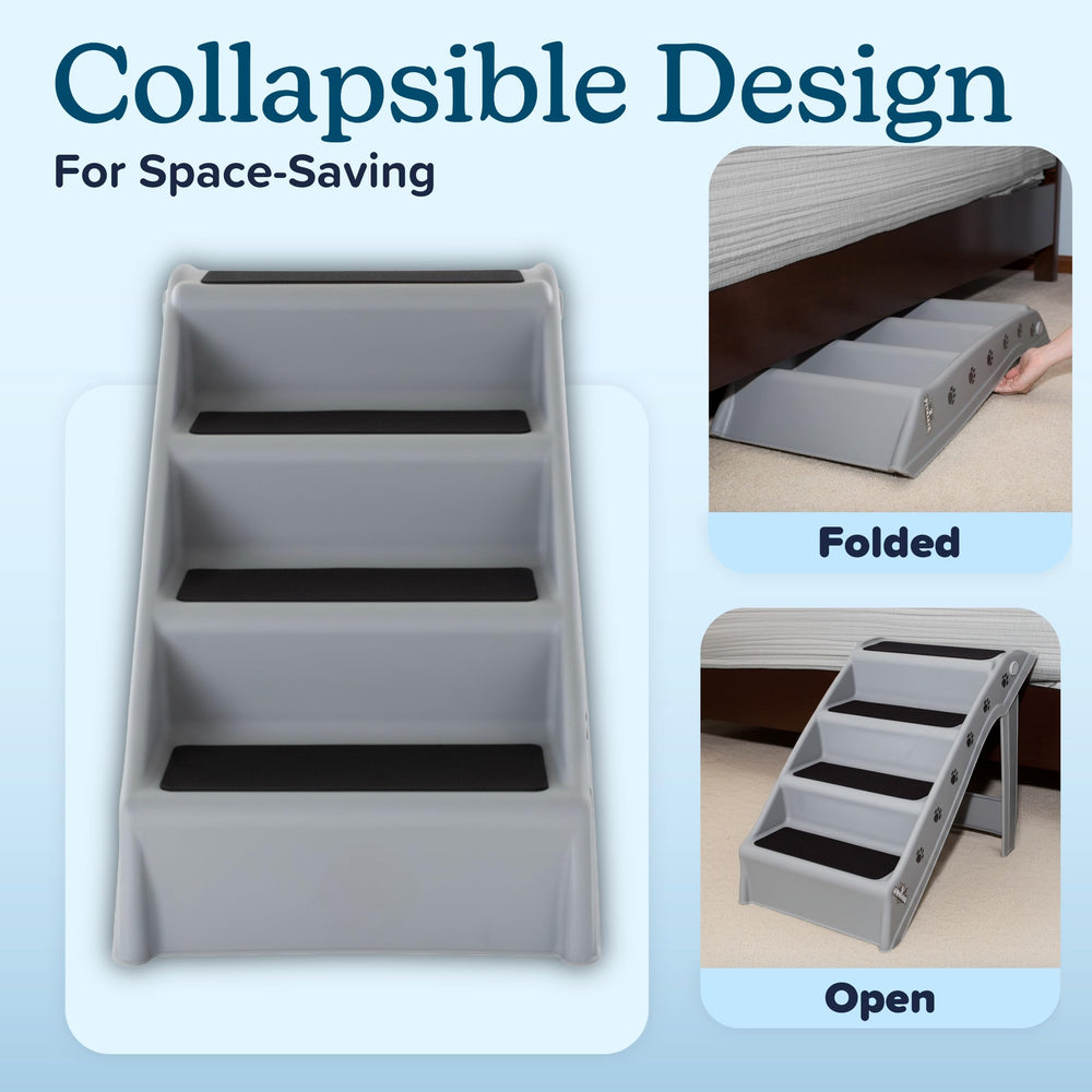 PETMAKER escalera para perros dimensiones cerradas para guardar fácilmente