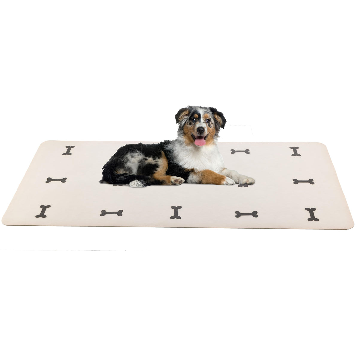 PETMAKER mat perro 55x28 para alimento y agua, protege el suelo de derrames