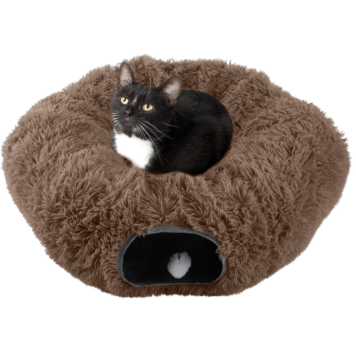 PETMAKER tunel gato cama interior para descanso y juego