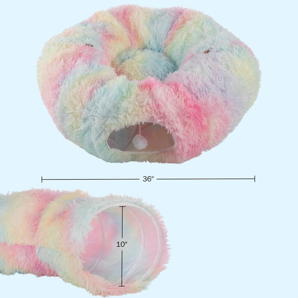 PETMAKER túnel-gato dimensiones 36x36 pulgadas para espacios amplios