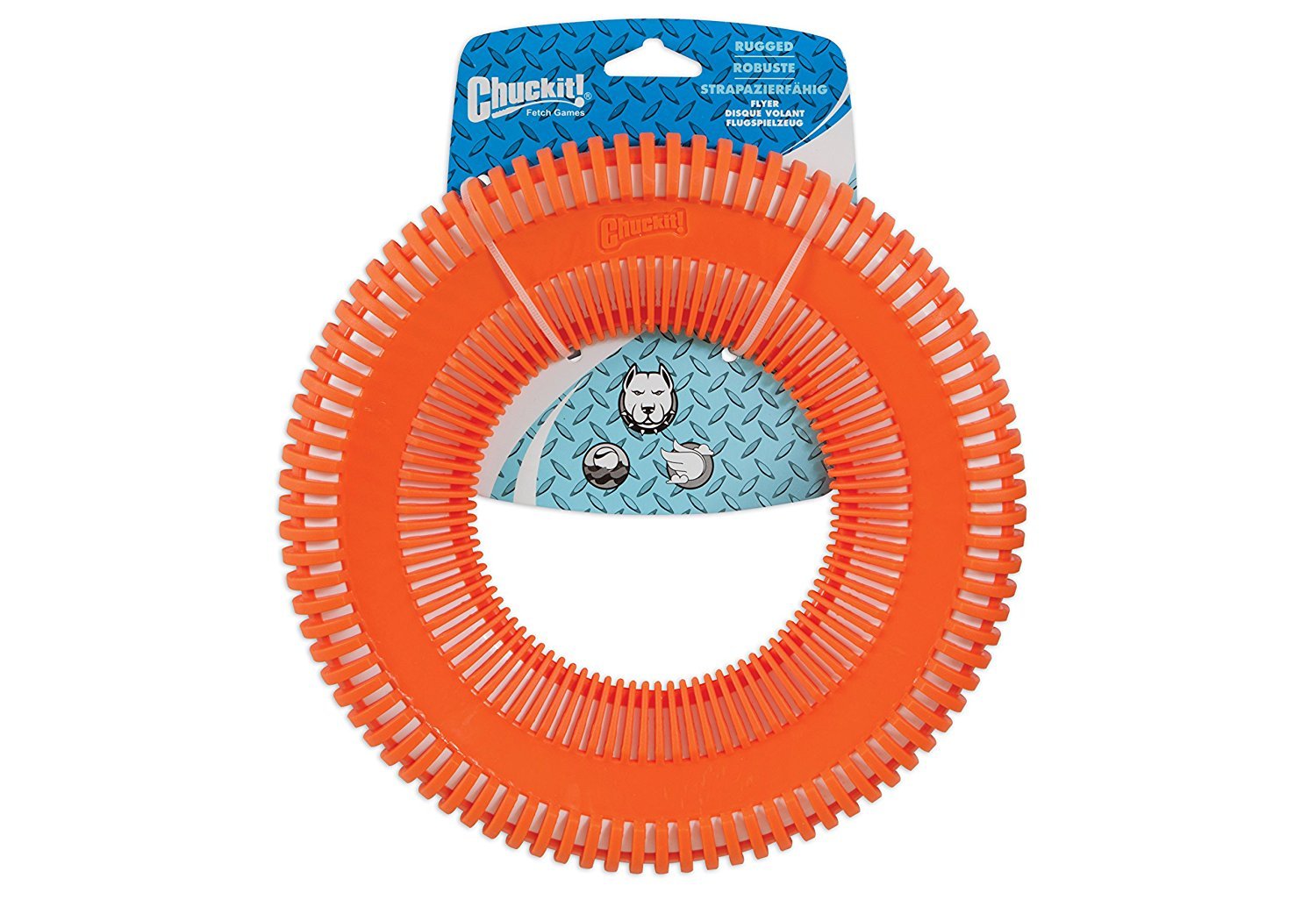 Chuckit disco volador robusto, agarre fácil para recoger y lanzar