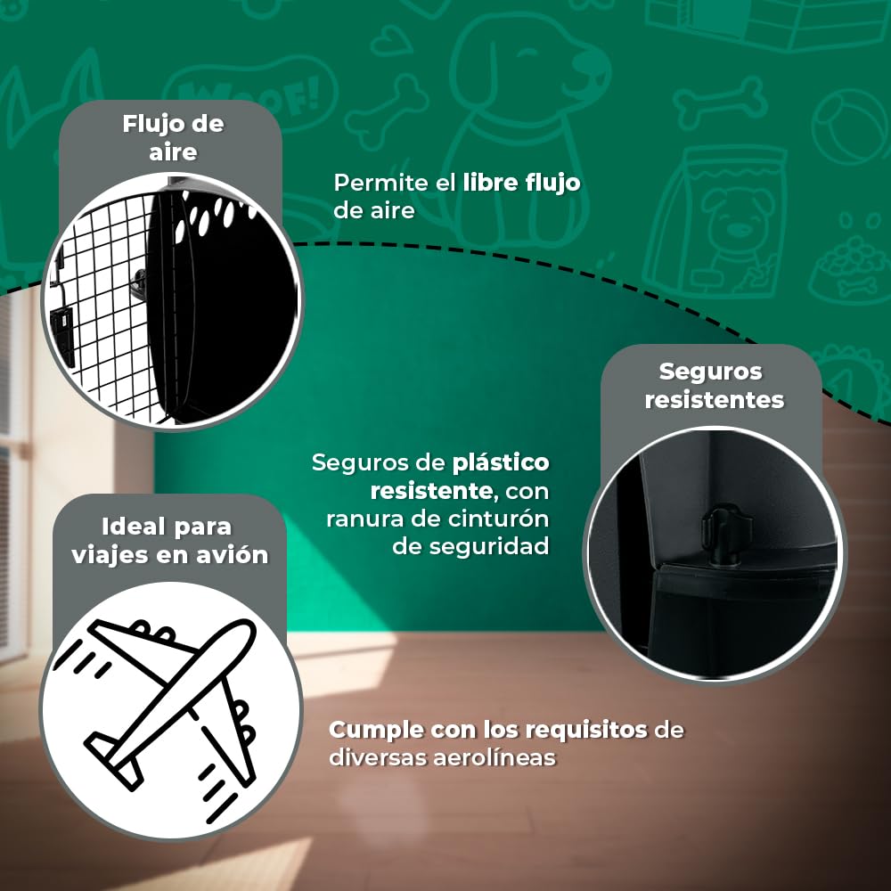 Petmate Pet Porter limpieza-facil, limpieza rápida con paño.