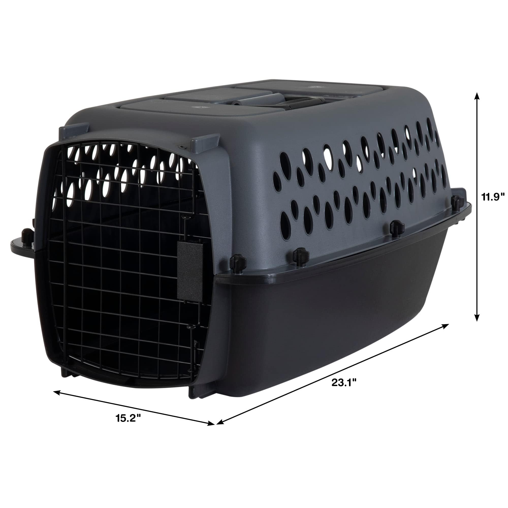 Petmate Pet Porter ventilacion-cuatro-lados, aire circula de forma uniforme.