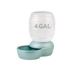 Petmate Replendish bebedero automático de 4 galones verde, agua filtrada lista para beber