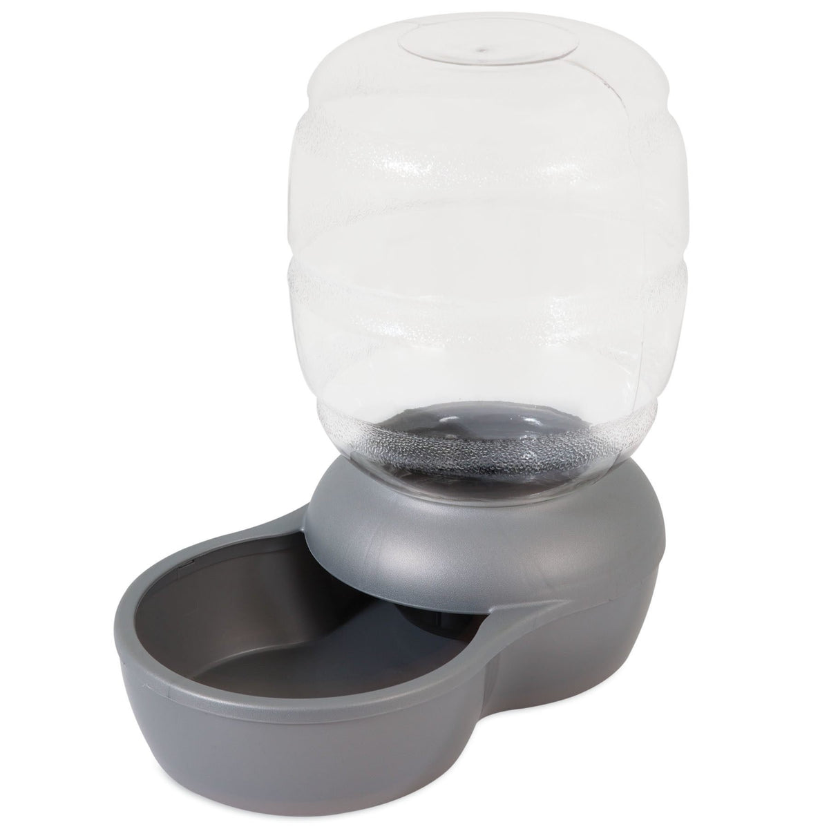 Petmate Replendish: fuente por gravedad de 4 galones con agua filtrada para mascotas.