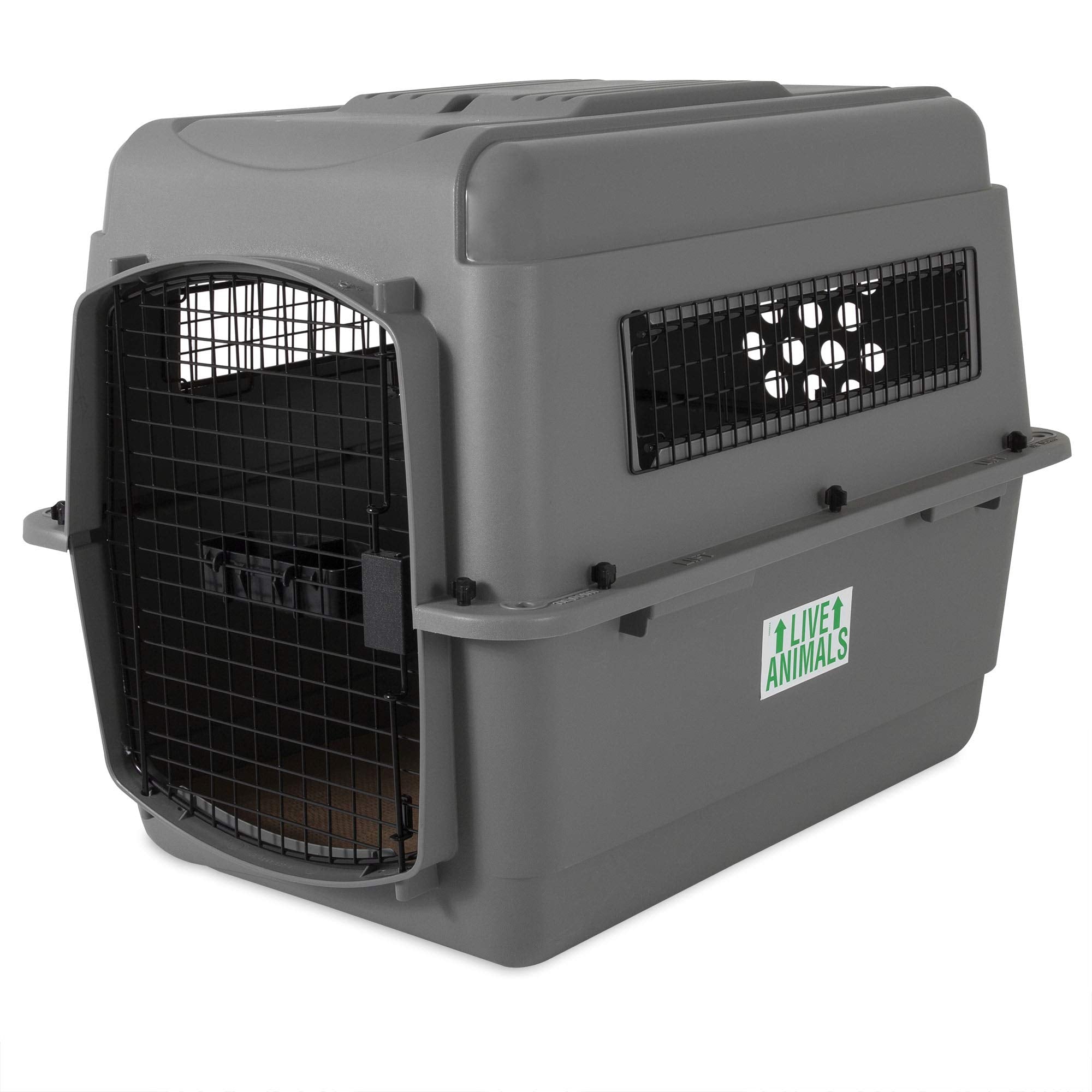 Petmate Sky Kennel exterior con puerta segura para viajes