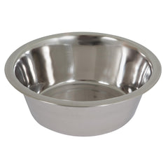 Petmate tazón de acero inoxidable 12 tazas, primer plano, acabado cepillado para durabilidad.