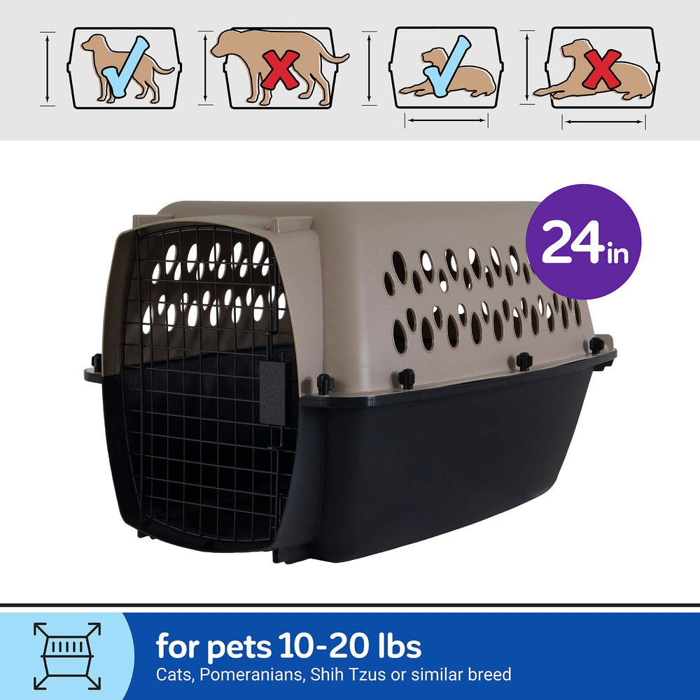 Petmate Vari Dog Kennel cierre facil de apertura para uso diario.