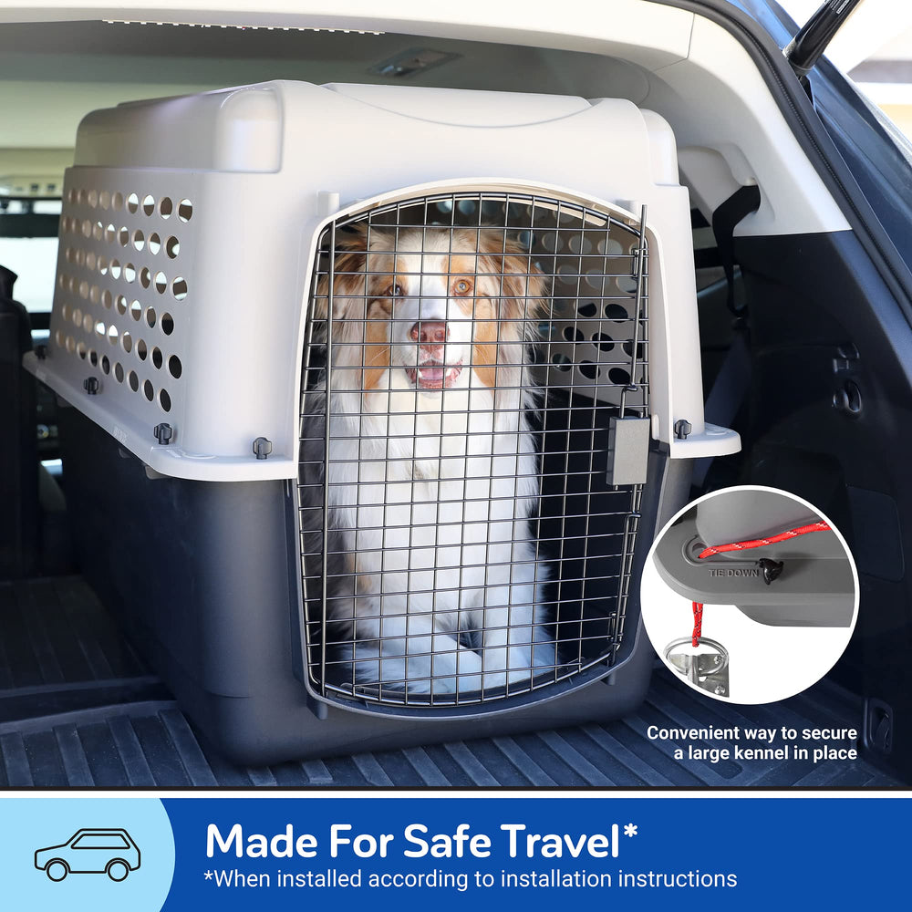Petmate Vari Dog Kennel, dimensiones interiores amplias para perros grandes.