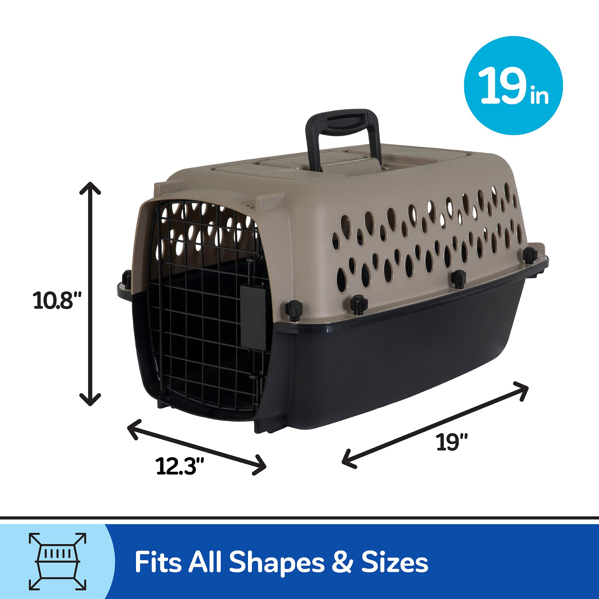 Petmate Vari Dog Kennel: limpieza rápida con carcasa plástica.