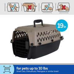 Petmate Vari Dog Kennel: puerta de alambre segura para acceso confiable.