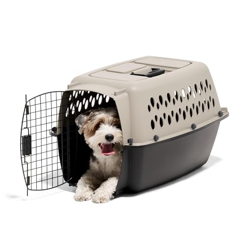 Petmate Vari Dog Kennel con puerta de alambre para seguridad.
