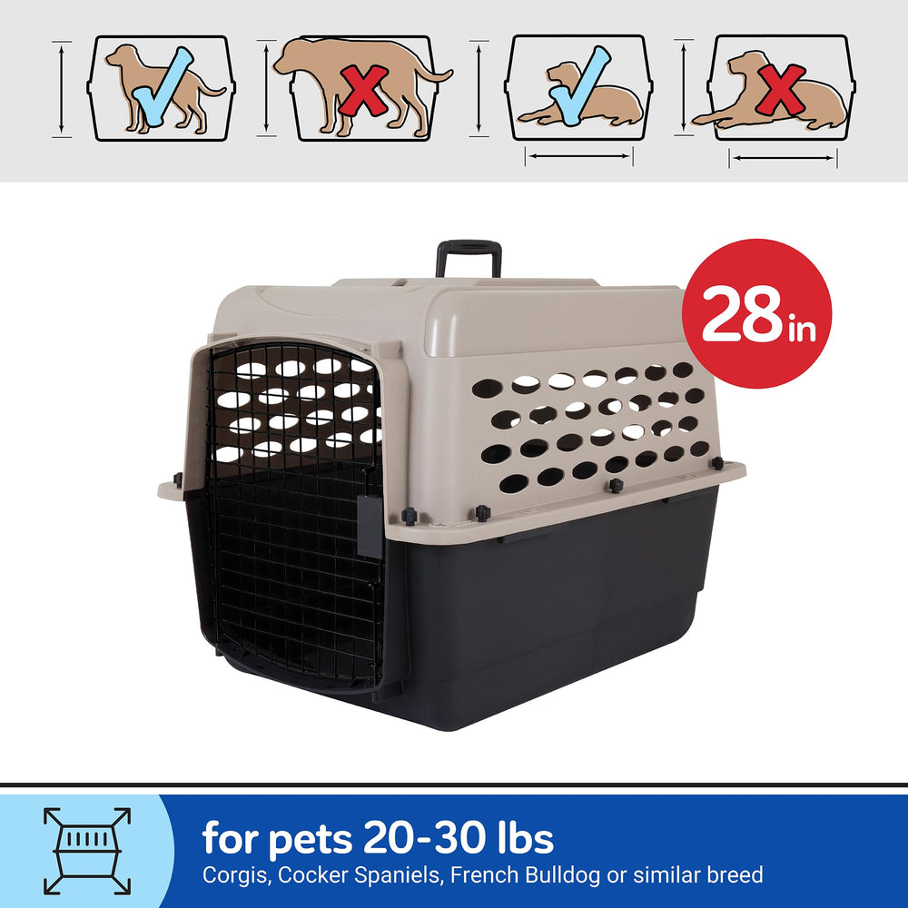 Petmate Vari Dog Kennel montaje sin herramientas para uso rápido