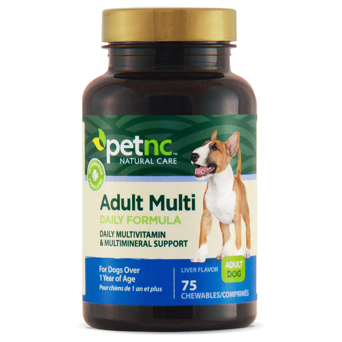 PetNC Adult Multi Masticables en bote, soporte diario para la salud canina.