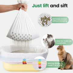 PETOCAT bolsas tamizadoras con perforación de 76 agujeros para filtración eficiente