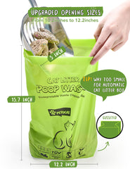 PETOCAT bolsas grandes para recoger heces, sin derrames.