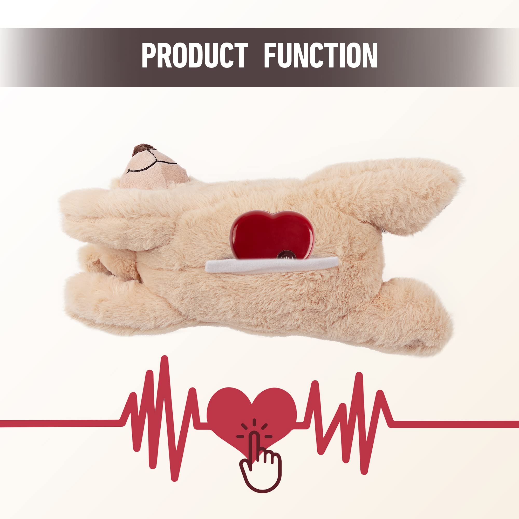 PetPrime textura suave: peluche cómodo para abrazar durante la siesta.