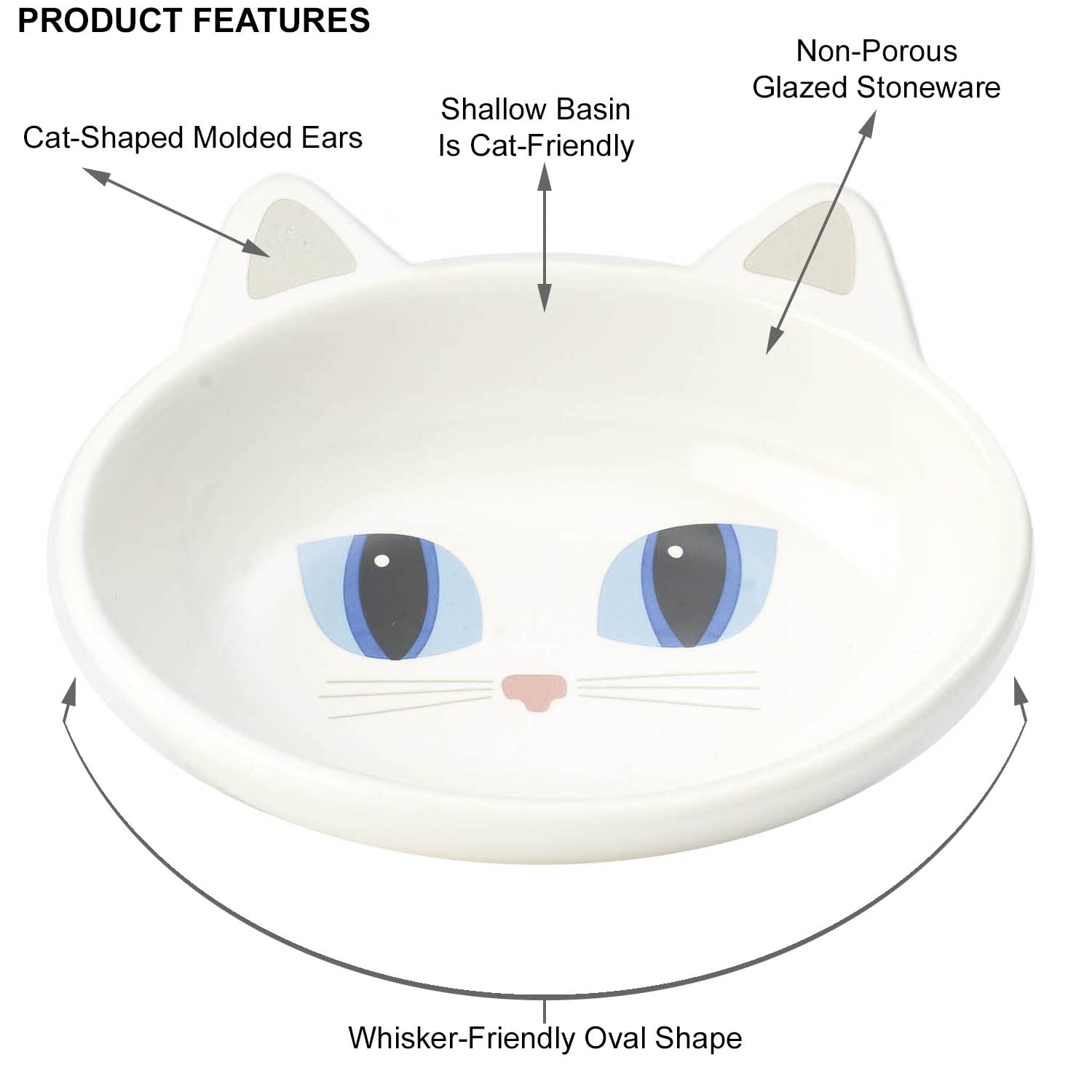 Diseño de cabeza de gato Petrageous aporta estilo a la mesa