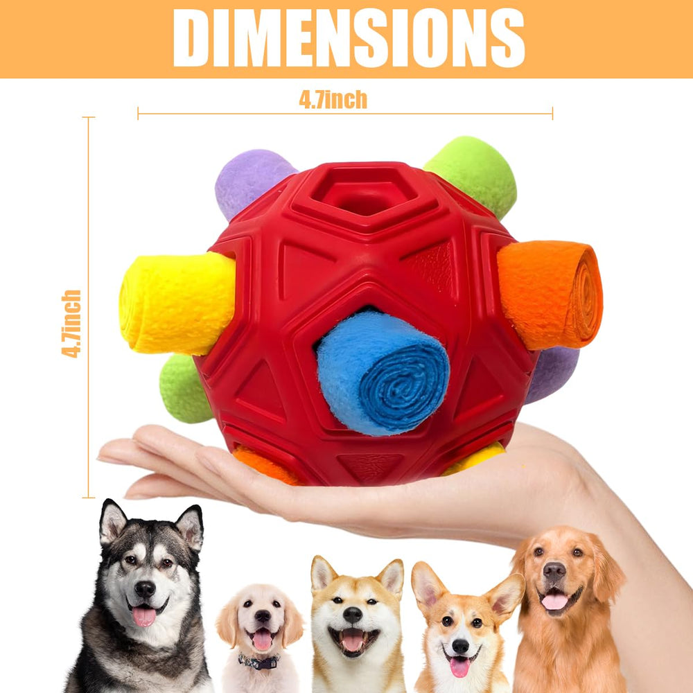Petration boule-snuffle en tissu doux, matériau sûr pour les chiens