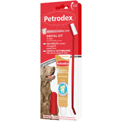 Pasta dental enzimática Petrodex con sabor cacahuete para perros.