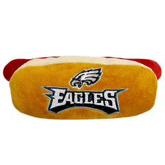 Pets First Eagles juguete perro caliente con chirri, ideal para juego diario.