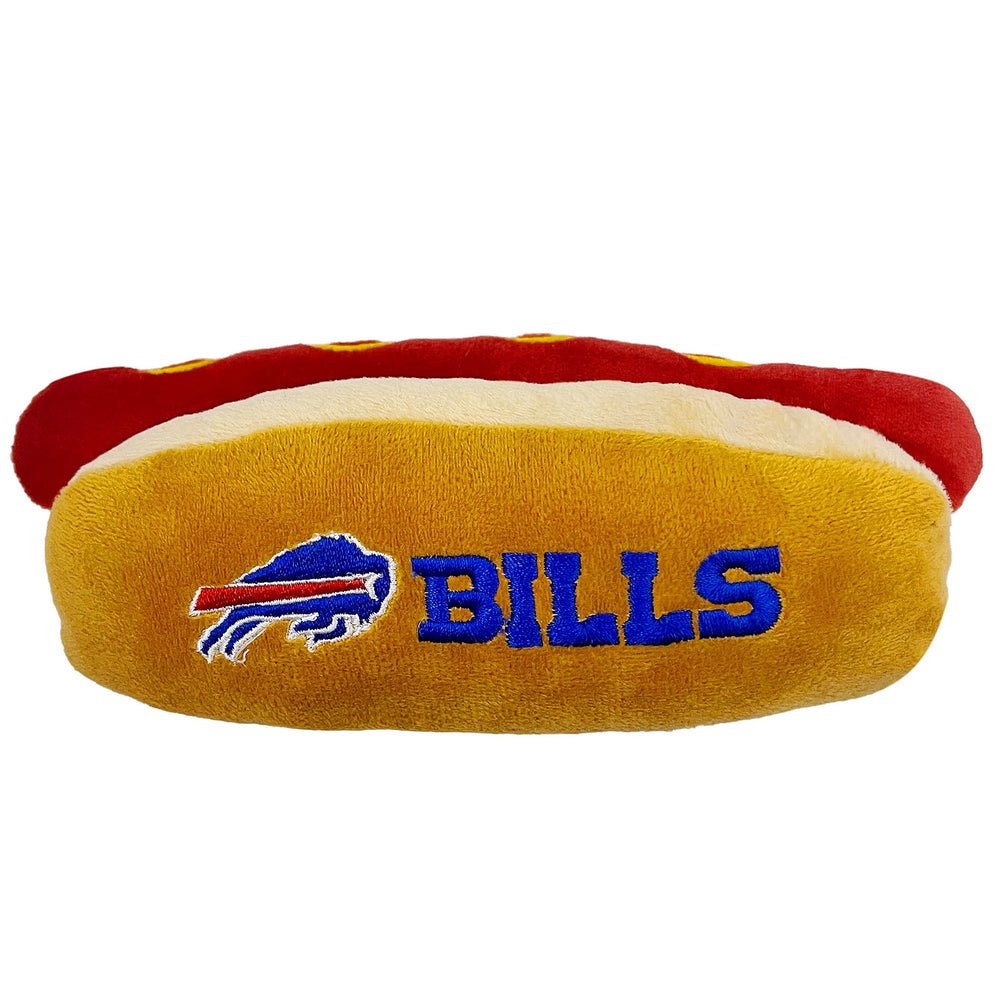 Pets First hot-dog peluche Buffalo Bills, ideal para juego suave y ver el partido