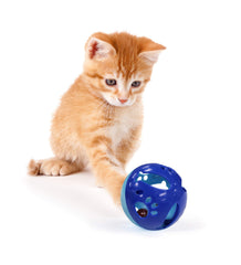 Pets First juguete gato con sonajero rodante para persecución.