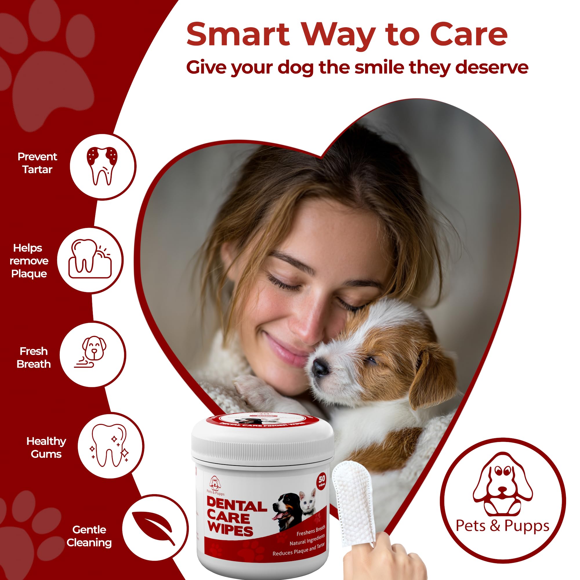 Pets & Pupps: aliento fresco gracias a la limpieza dental conveniente