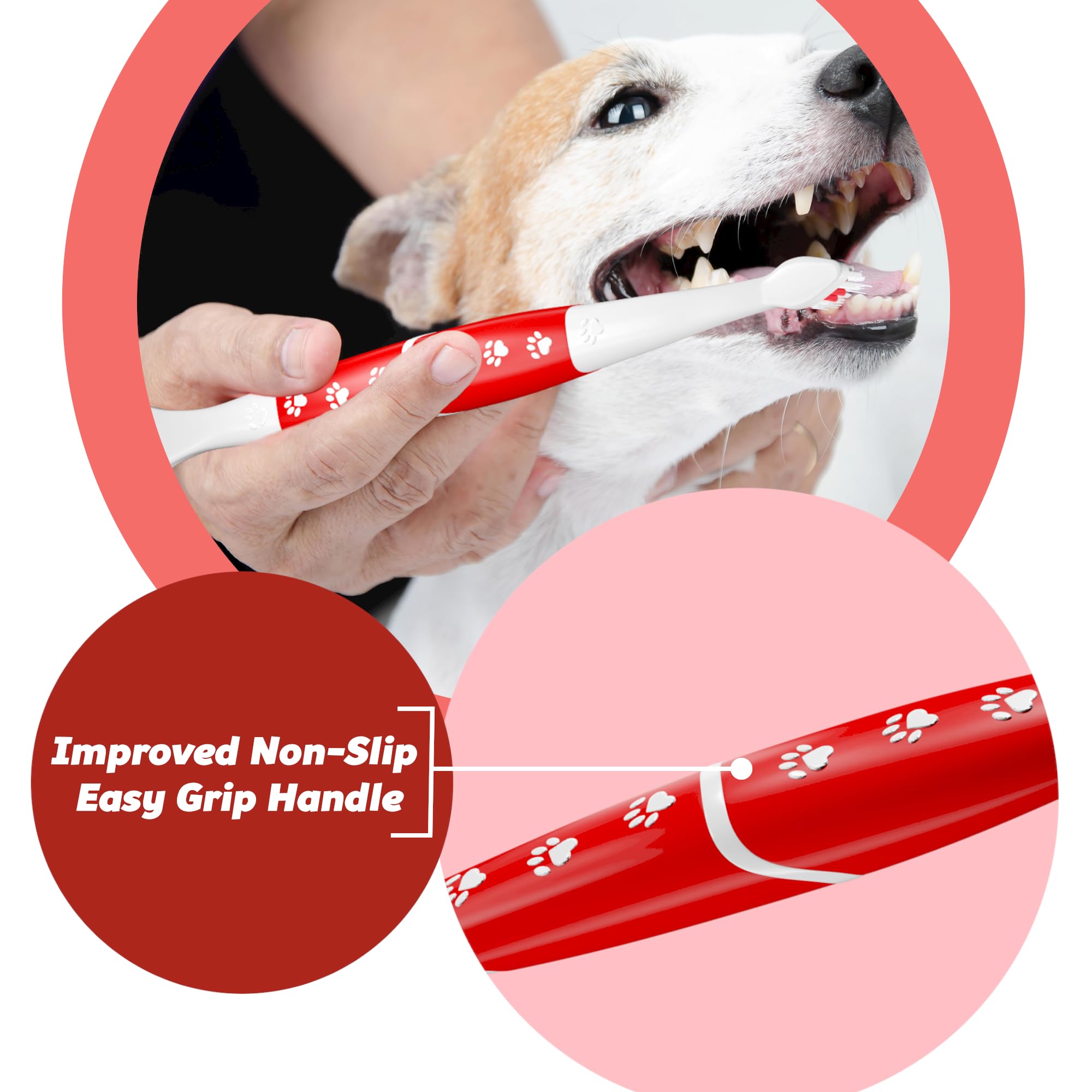 Pets & Pupps cepillo dental para higiene bucal suave y cómoda.