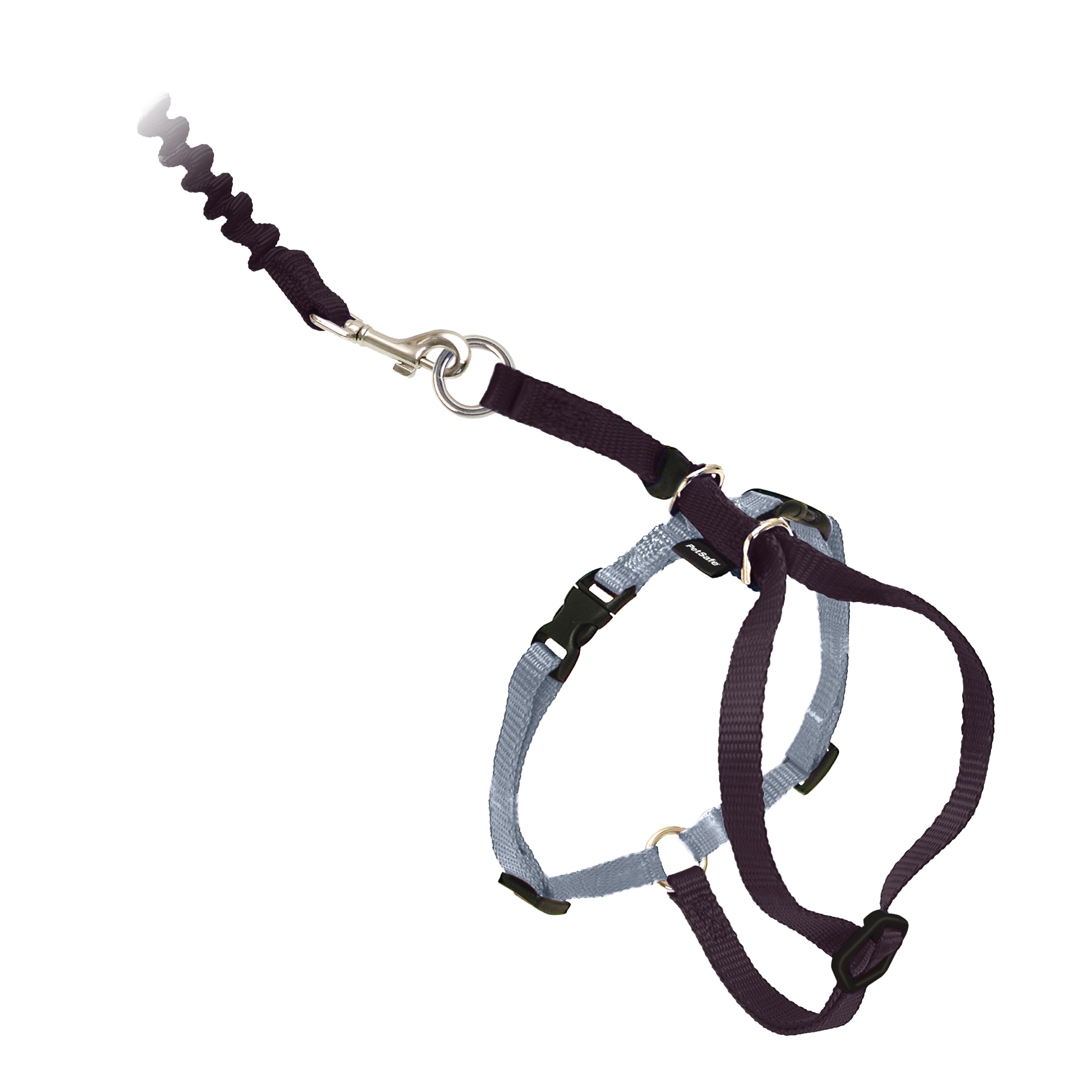 Arnés PetSafe para gato en uso durante paseo cómodo y controlado.