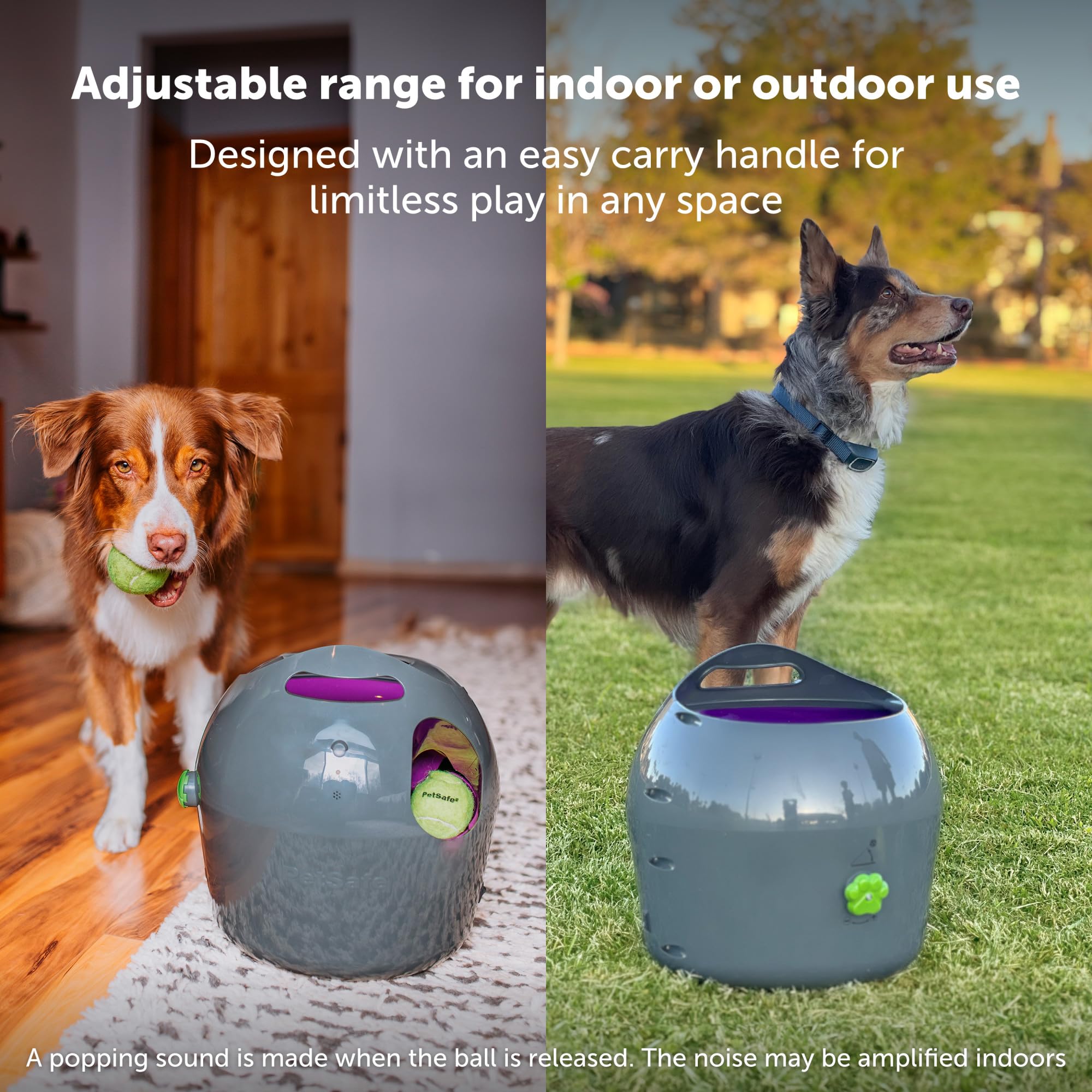 PetSafe Pelotas de tenis suaves incluidas para juego seguro