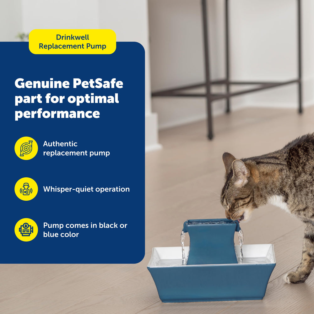Bomba de repuesto PetSafe para Drinkwell acero inoxidable, higiene duradera