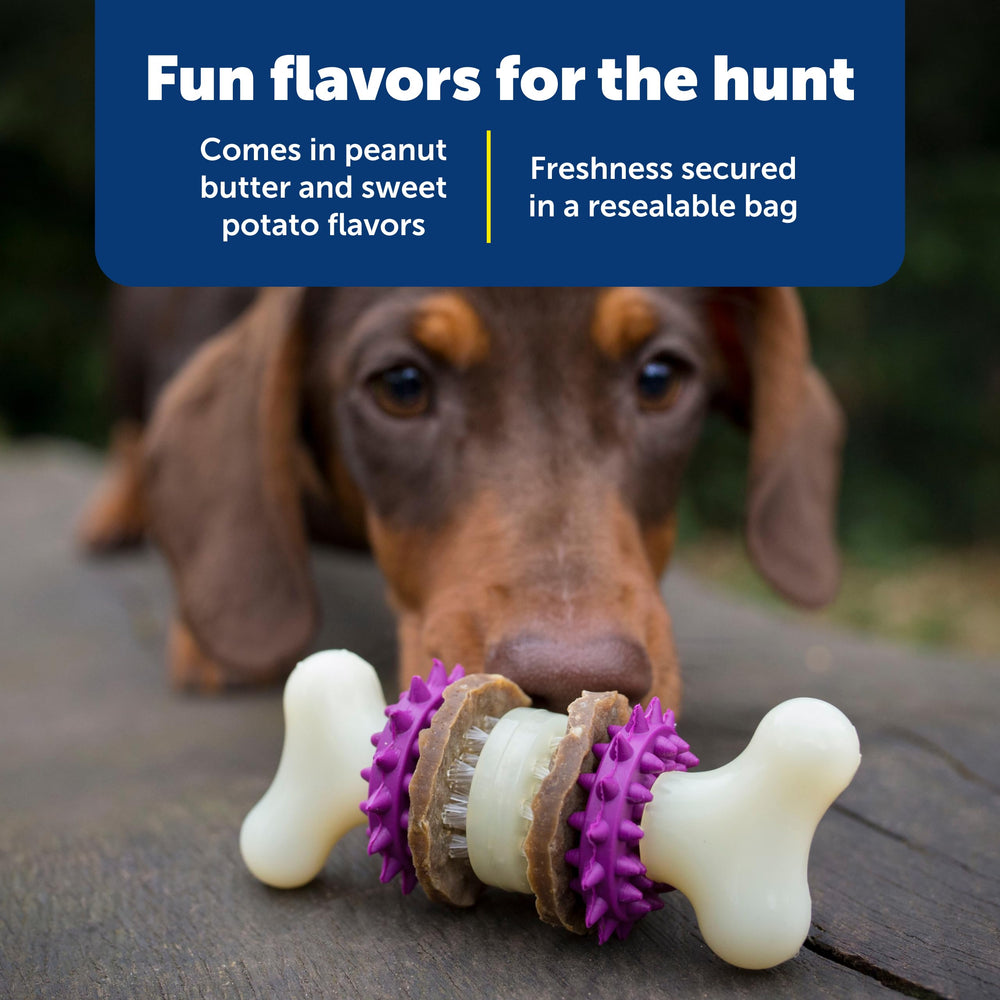 Recompensa duradera para juegos con el sistema Busy Buddy de PetSafe.