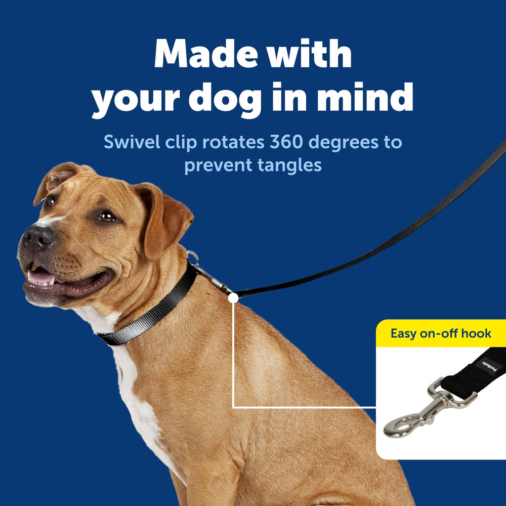 PetSafe correa de nylon con gancho clip fácil para un acoplamiento rápido.