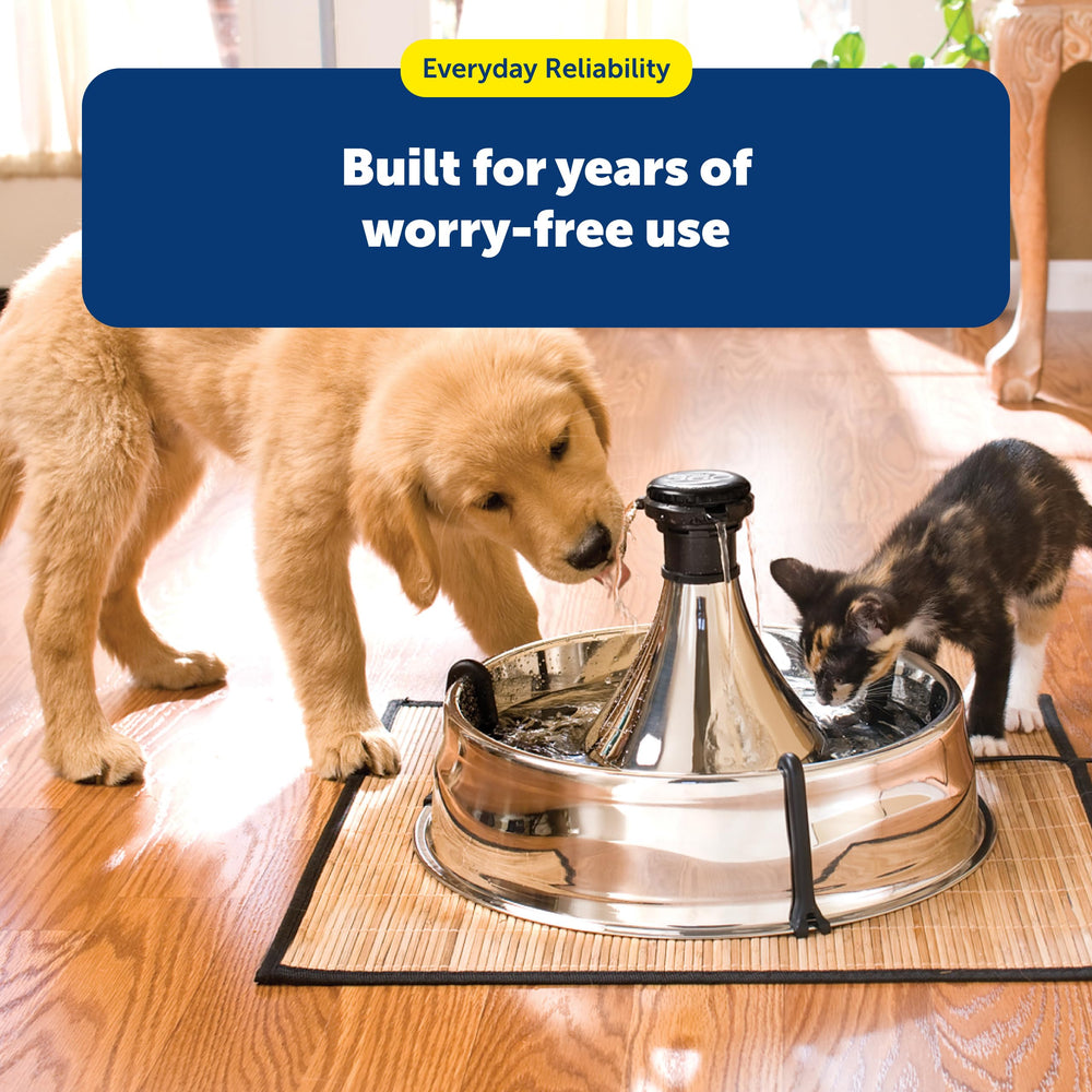 Petsafe Drinkwell 360, apta para lavavajillas en rejilla superior.