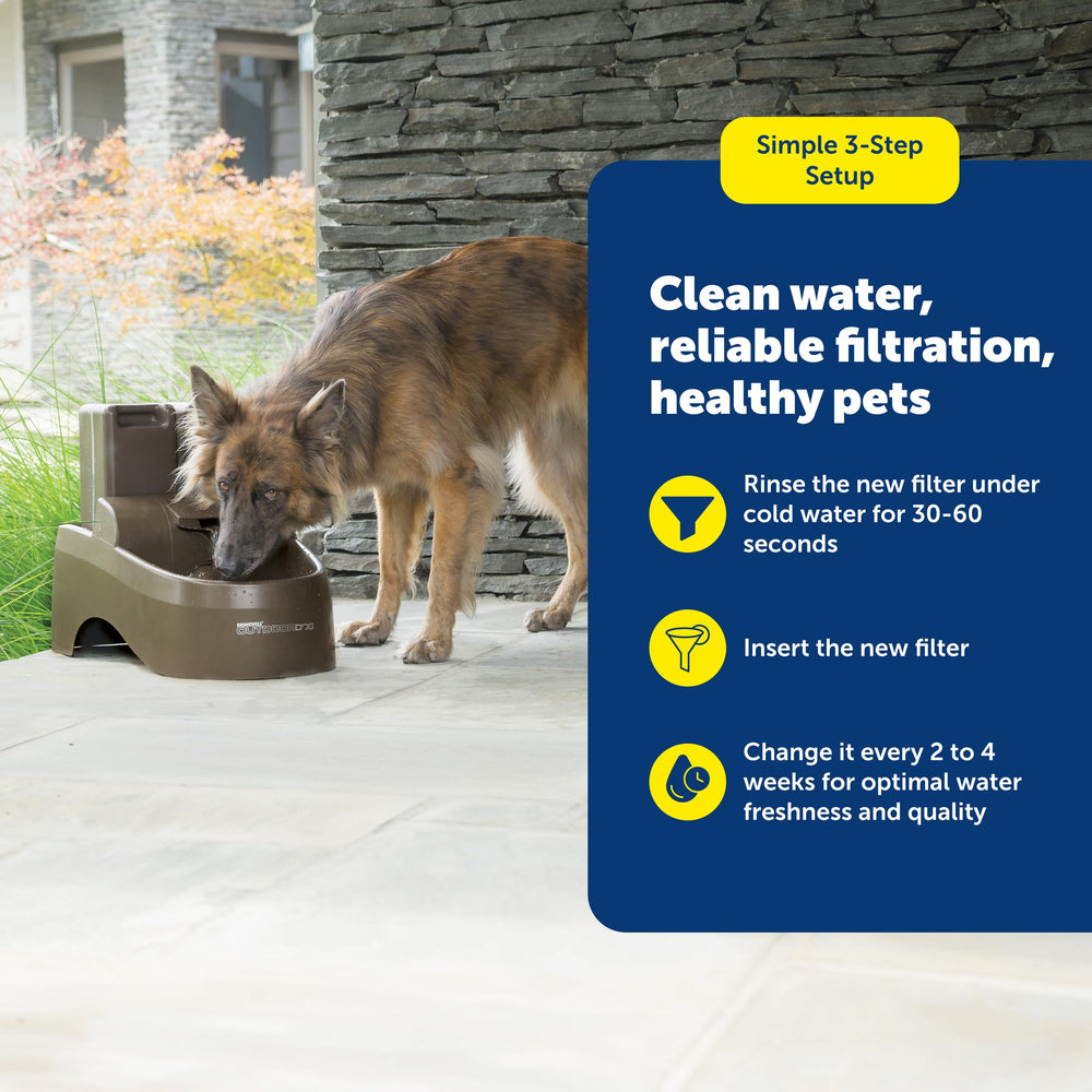 Filtro de carbón activado PetSafe Drinkwell para agua más fresca