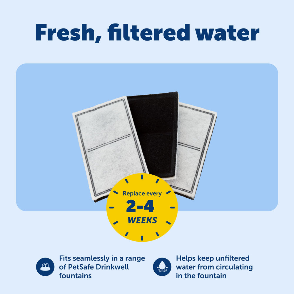 Filtro certificado PetSafe Drinkwell Outdoor para ajuste perfecto