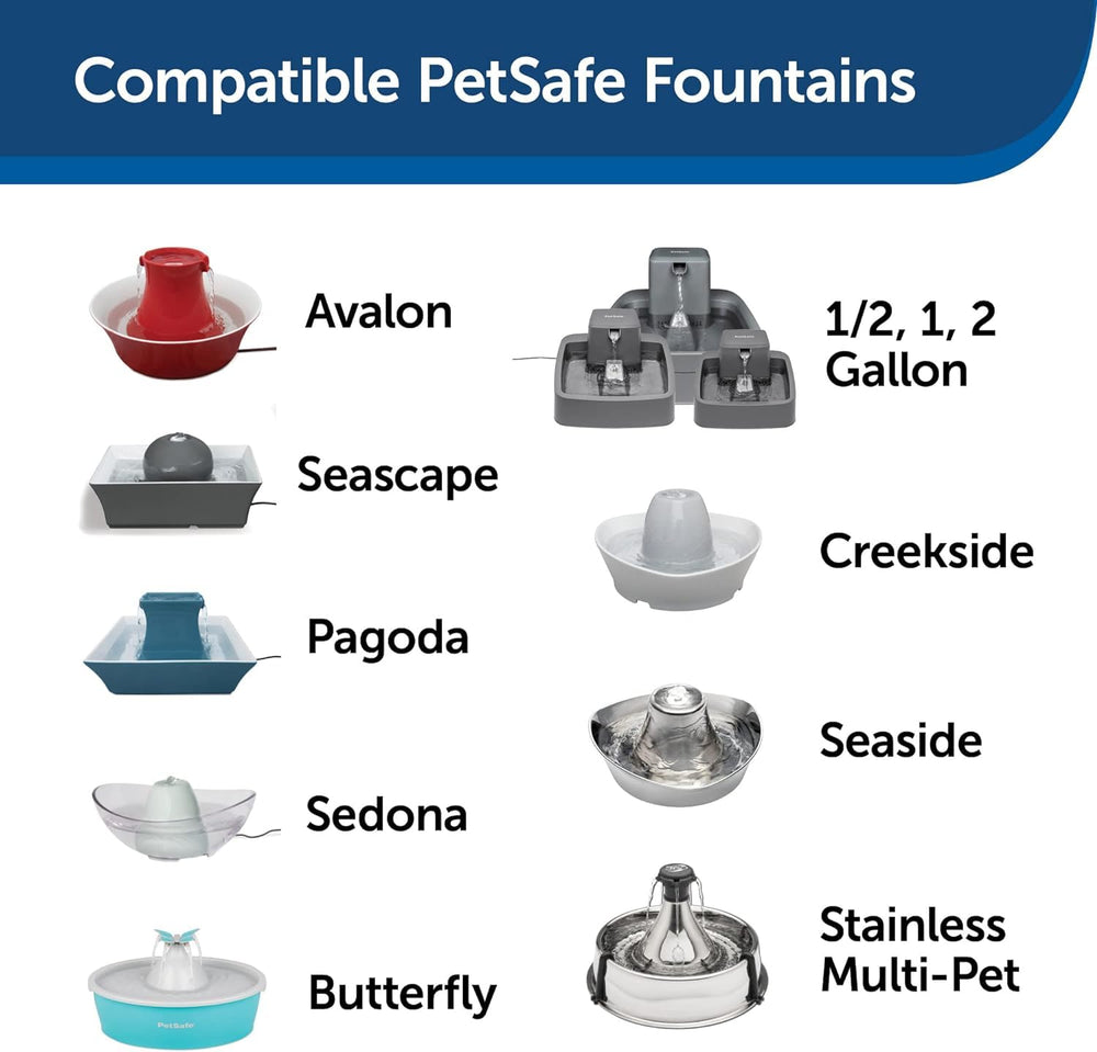 PetSafe Drinkwell: pre-filtros de espuma incluidos para protección de la bomba