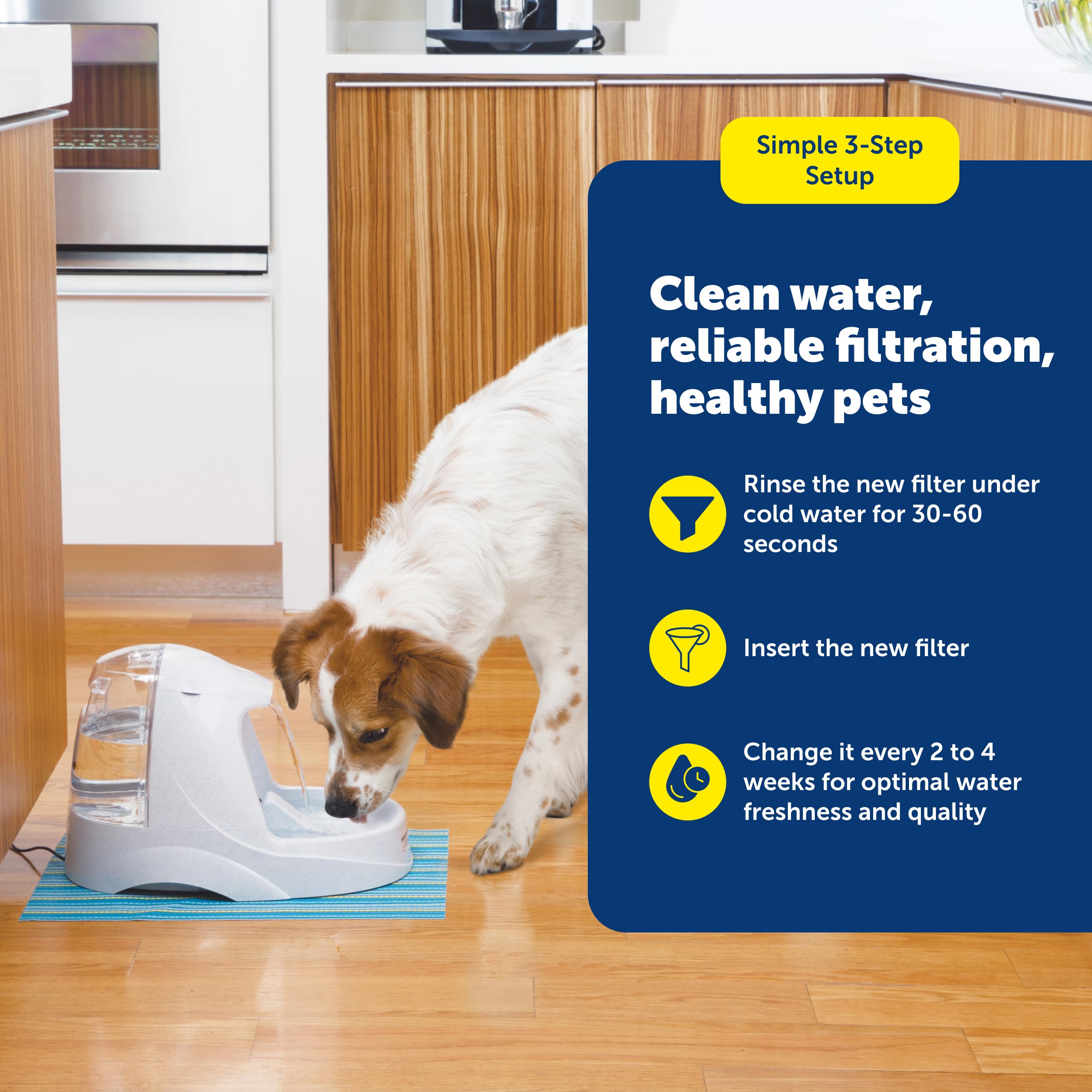 PetSafe Drinkwell: purificación avanzada mejora sabor y olor del agua
