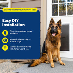 PetSafe puerta con tres capas de aislamiento para climas variables