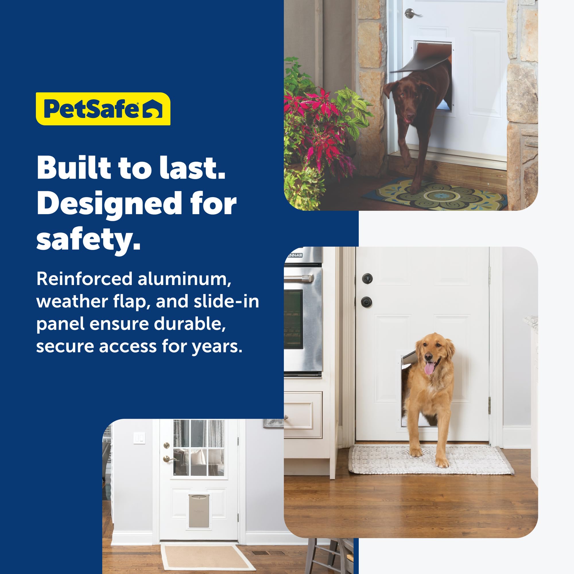 PetSafe Freedom Aluminum: cierre magnético para sellado eficiente de la tapa.