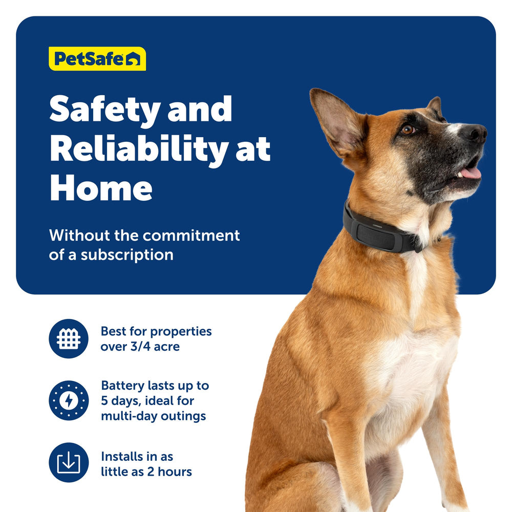Entrenamiento seguro con tono, vibración y corrección estática suave PetSafe.